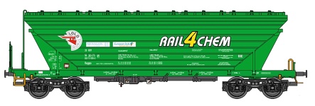 NPE Modellbau NW52220 - TT - Getreidesilowagen Rail4Chem, SVN, Ep. V-VI - Wagen 2